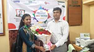 কুড়িগ্রামে এক ঘন্টার তথ্য অফিসার হলেন জ্যোতি